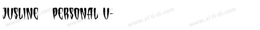 Jusline   Personal u字体转换